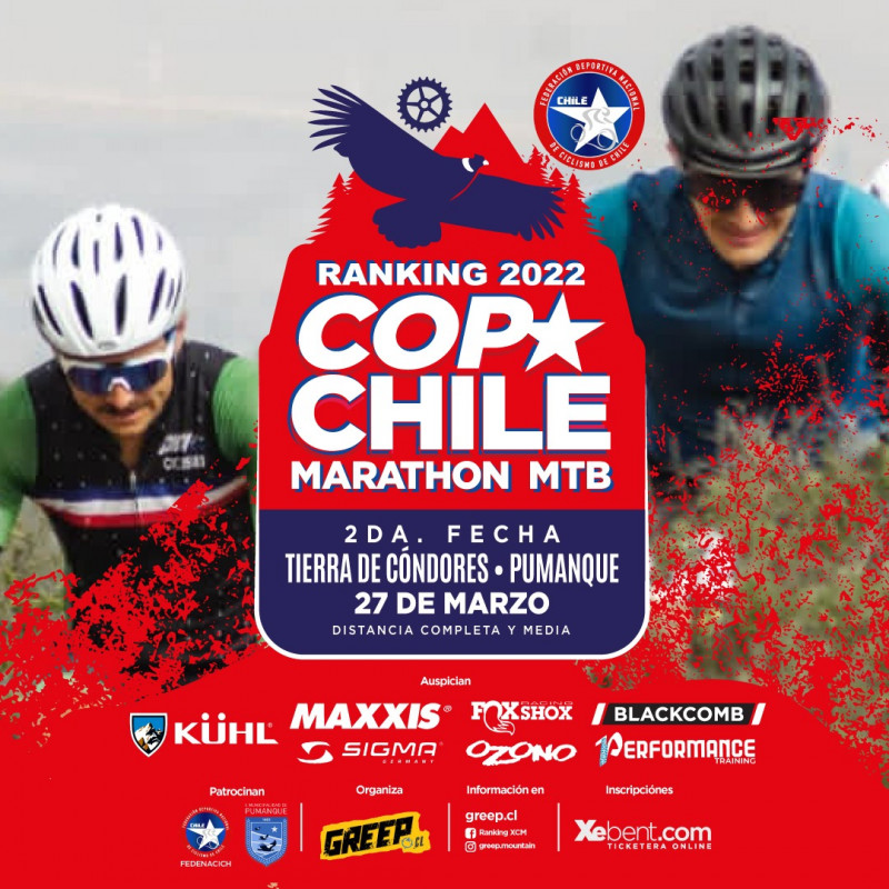 II FECHA RANKING COPA CHILE MARATHON BIKE 2022