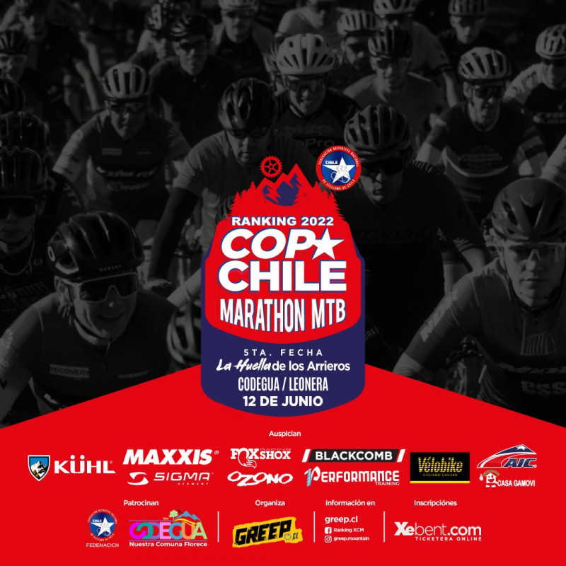 V FECHA RANKING COPA CHILE MARATHON BIKE