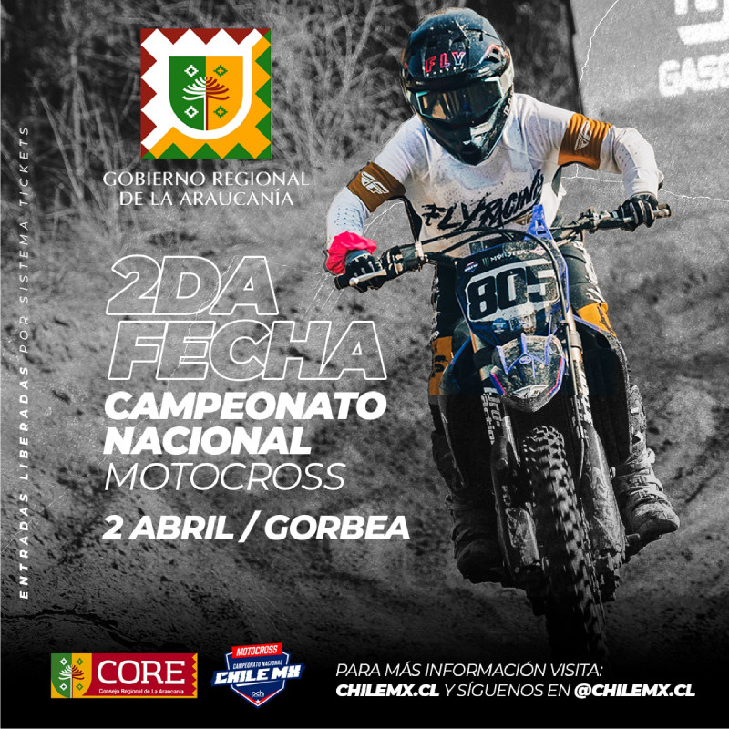 CAMPEONATO NACIONAL DE MOTOCROSS CHILE MX SEGUNDA FECHA 1 Y 2 DE ABRIL
