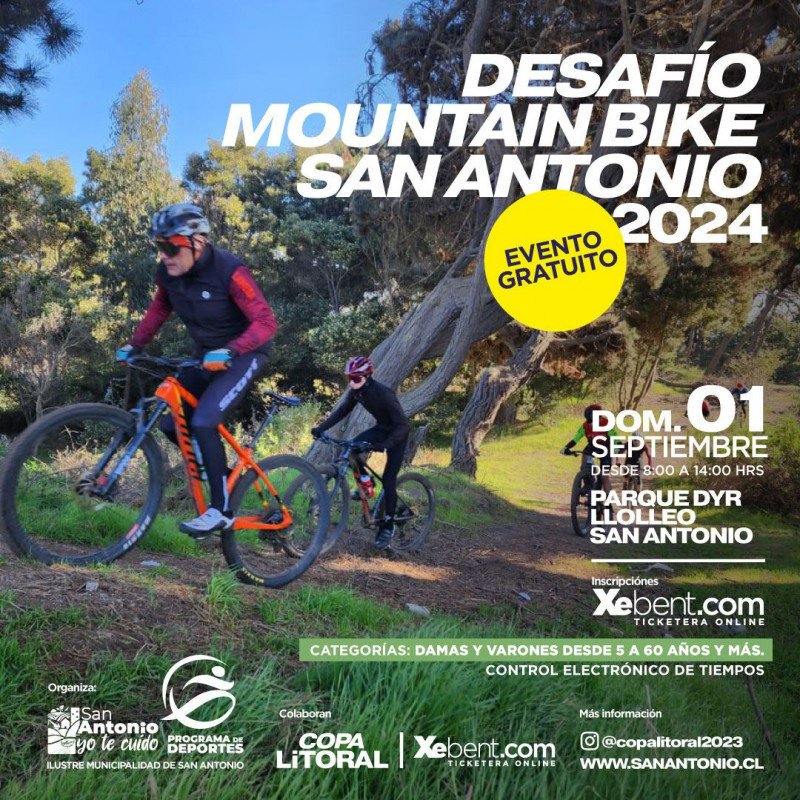 "DESAFIO MOUNTAINBIKE SAN ANTONIO 2024”