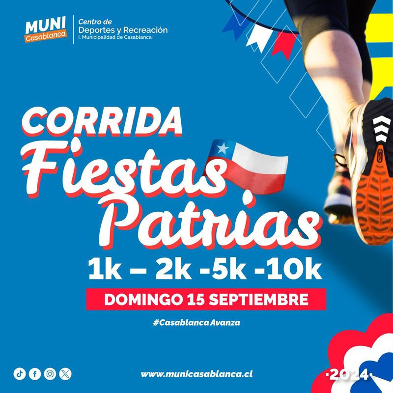 CORRIDA BIENVENIDA FIESTAS PATRIAS 2024