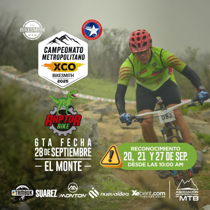 6ta Fecha  XCO Metropolitano 2025, El Monte